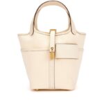 Hermes Nata Swift and Toile Geoland Cargo Picotin Lock 18 Palladium Hardware