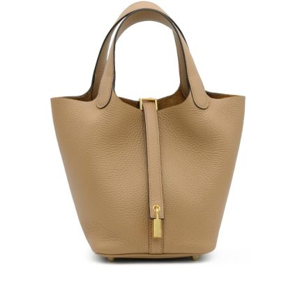 Hermes Chai Clemence Picotin Lock 18 Gold Hardware
