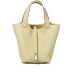 Hermes Jaune Milton Clemence Picotin Lock 18 Palladium Hardware