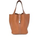 Hermes Fauve Barenia Picotin Lock 22 Palladium Hardware