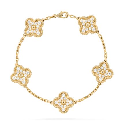 Vintage Alhambra bracelet, 5 motifs