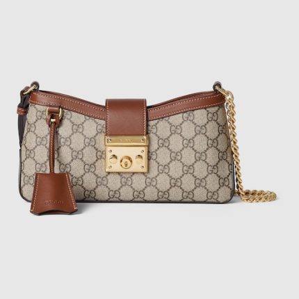 Padlock small shoulder bag