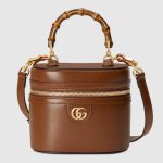 Mini bamboo shoulder bag