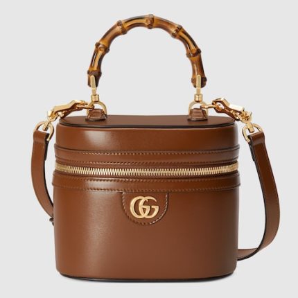Mini bamboo shoulder bag