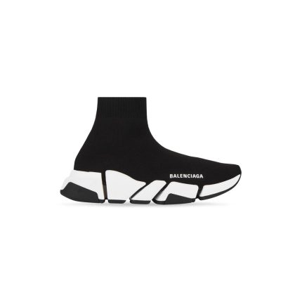 Mens Speed 2.0 Recycled Knit Sneaker in Black/white
