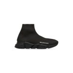 Mens Speed Recycled Knit Sneaker in Black