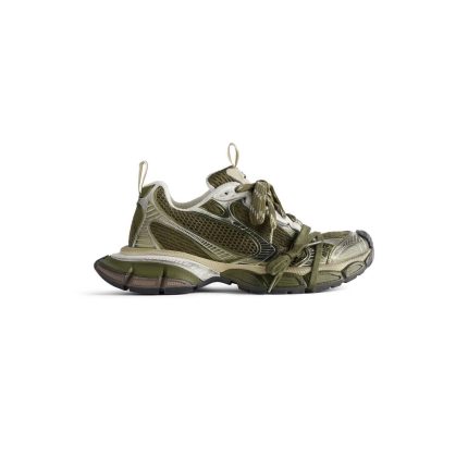 Mens 3xl Sneaker  in Dark Green/light Beige