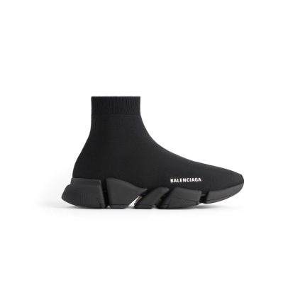 Mens Speed 2.0 Monocolor Recycled Knit Sneaker in Black