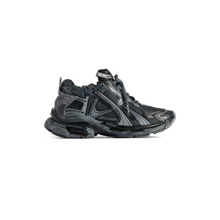 Mens Runner Sneaker in Dark Grey