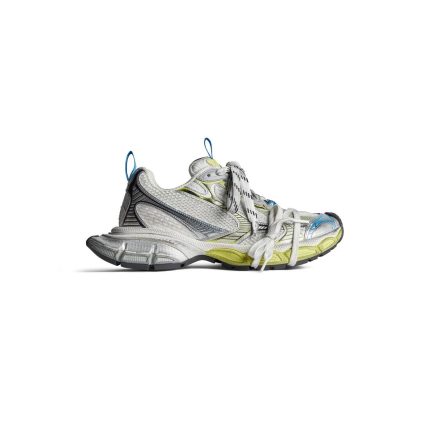 Womens 3xl Sneaker in White/yellow/blue