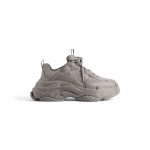Mens Triple S Sneaker With Rhinestones  in Dark Grey