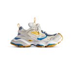 Mens Cargo Sneaker  in White/grey/orange/blue