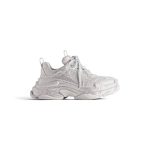 Womens Triple S Sneaker With Rhinestones  in Light Grey