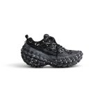 Mens Bouncer Screw Sneaker With Piercings  in Black