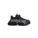 Womens Triple S Sneaker Diy Metal  in Black/white