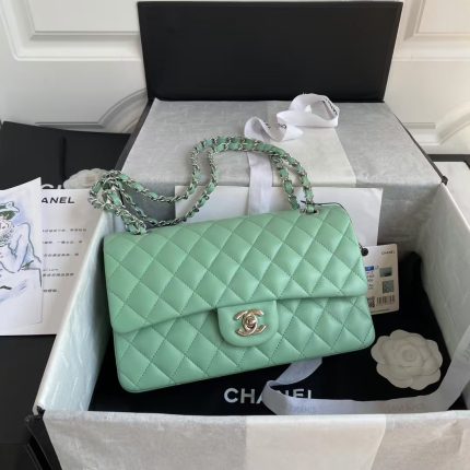 Chanel Classic 11.12 Handbag Silver Hardware
