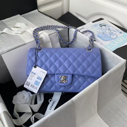 Chanel Classic 11.12 Handbag Silver Hardware