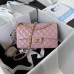 Chanel Small Classic Handbag Gold Hardware