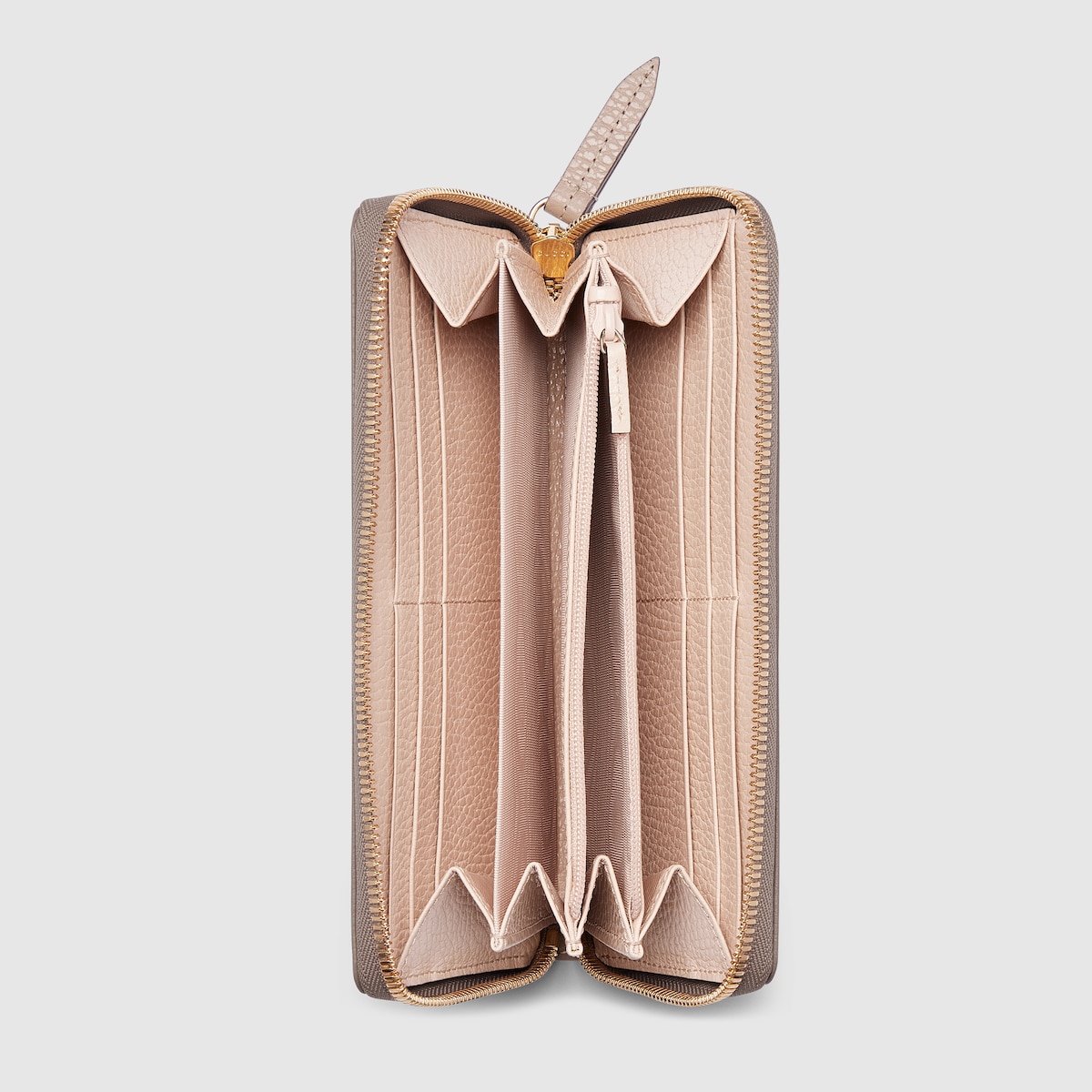 GG Marmont Pink Interior Zip Around Wallet - Image 2
