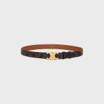 Medium Triomphe Belt in Triomphe Canvas