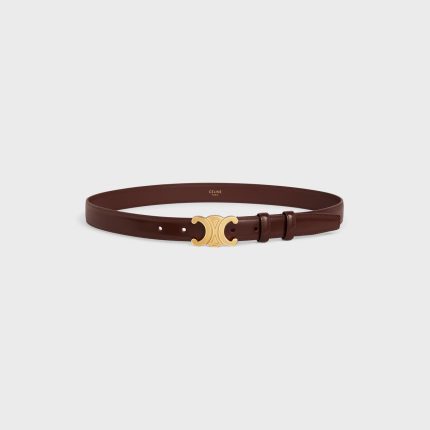 Medium Triomphe Belt in Taurillon Leather