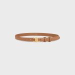 Small Triomphe Belt in Taurillon Leather