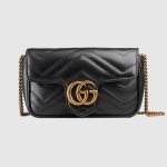 GG Marmont Leather Super Mini Bag