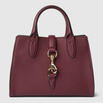 Small Tote Bag With Hook Closure