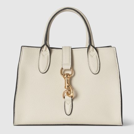 Small Tote Bag With Hook Closure