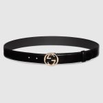 Belt with Interlocking G buckle