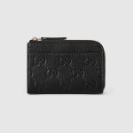 GG Emblem Zip Card Case