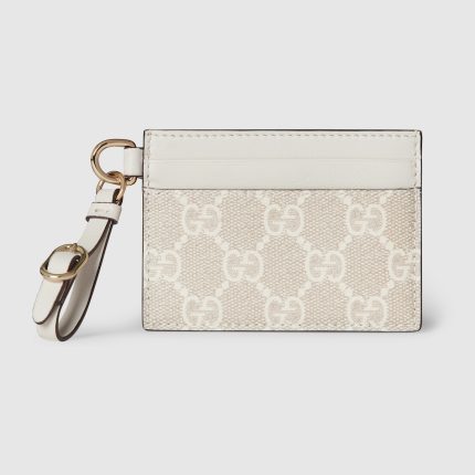 GG Emblem Card Case With Strap