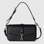 Small Crossbody Bag With Hook Closure