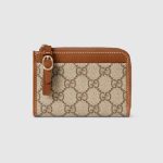 GG Emblem Zip Card Case