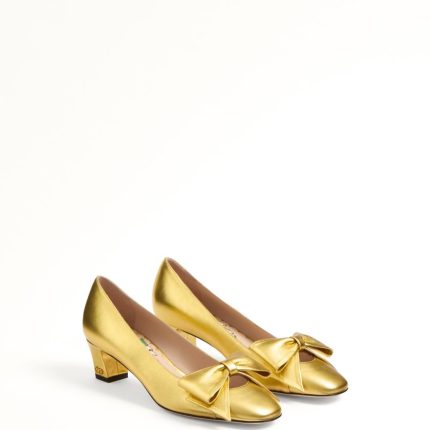 BOWOW PUMPS IN LAMINATED NAPPA 45MM