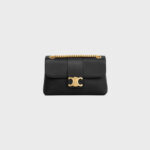 TEEN CELINE VICTOIRE BAG IN SUPPLE CALFSKIN BLACK