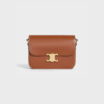 CLASSIQUE TRIOMPHE BAG IN NATURAL CALFSKIN TAN
