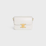 TEEN TRIOMPHE BAG IN SHINY CALFSKIN WHITE