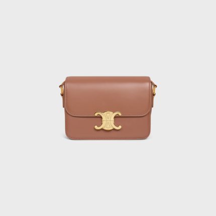 TEEN TRIOMPHE BAG IN SHINY CALFSKIN BRONZE