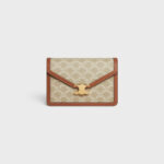ENVELOPPE BAG IN TRIOMPHE CANVAS AND CALFSKIN GREGE