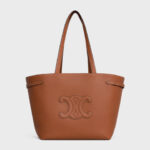 MEDIUM CABAS ANA?S CUIR TRIOMPHE IN GRAINED CALFSKIN TAN