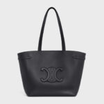 MEDIUM CABAS ANA?S CUIR TRIOMPHE IN GRAINED CALFSKIN BLACK
