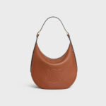 MEDIUM HELO?SE BAG CUIR TRIOMPHE IN SUPPLE CALFSKIN TAN