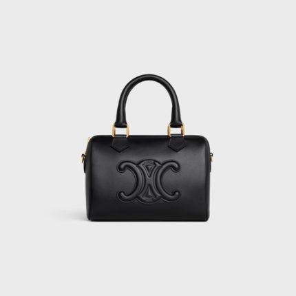 SMALL BOSTON IN SMOOTH CALFSKIN BLACK