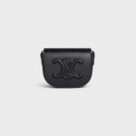 FOLCO CUIR TRIOMPHE IN SMOOTH CALFSKIN BLACK