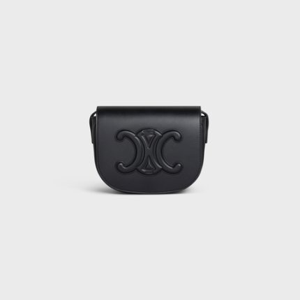 FOLCO CUIR TRIOMPHE IN SMOOTH CALFSKIN BLACK