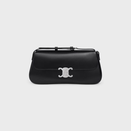 MEDIUM CELINE LOLA BAG IN SHINY CALFSKIN BLACK