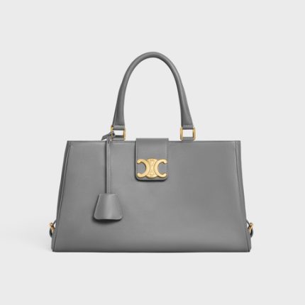 MEDIUM APPOLINE BAG IN SUPPLE CALFSKIN ZINC