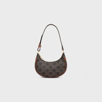 MINI AVA IN TRIOMPHE CANVAS AND CALFSKIN TAN