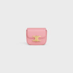 MINI CLAUDE IN SHINY CALFSKIN ROSE